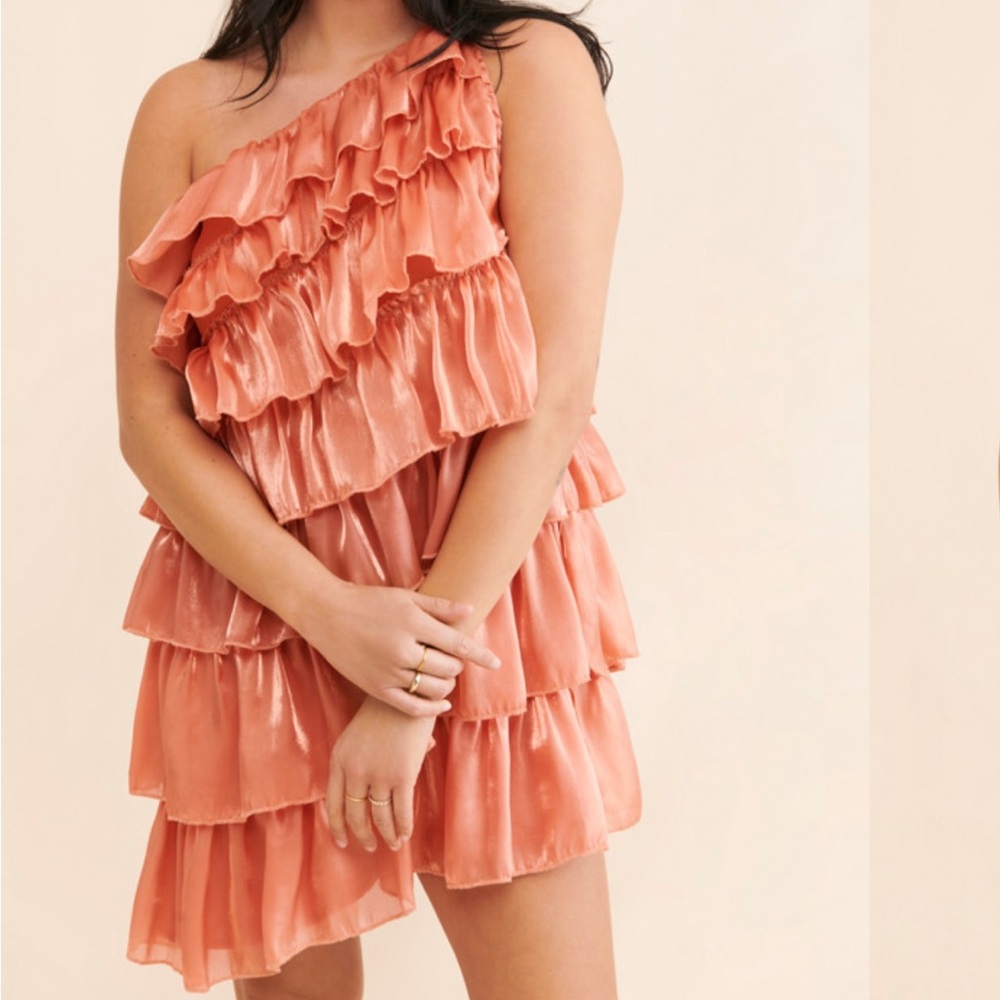🎉HP🎉 Mini Tiered Ruffle Dress - Picture 2 of 5